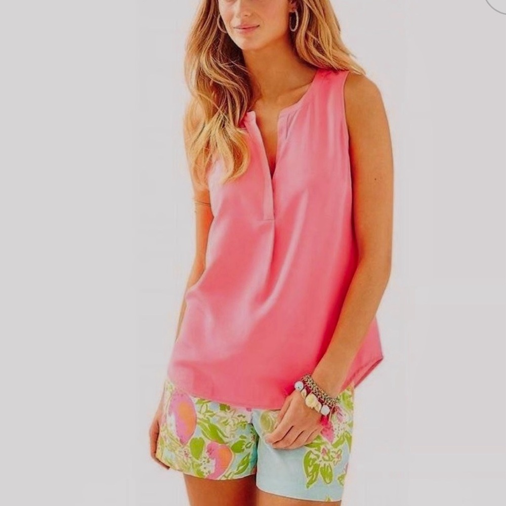 Lilly Pulitzer Sleeveless Silk Top- NWOT